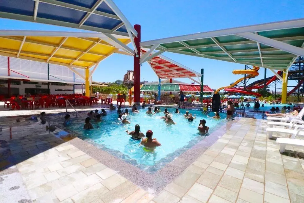 ***  Piazza Diroma Acqua Park Hotel Caldas Novas Brazil